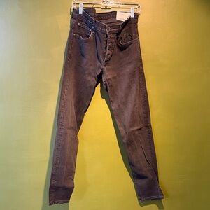 rag & bone black slim Jeans